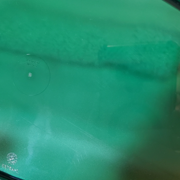 Vintage Tupperware Butterfly Platter Sheerly Elegant Green Acrylic 5375 - Picture 6 of 12